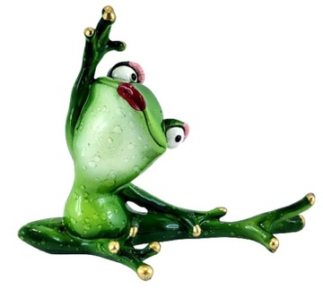 FIGURKA PANI ŻABA YOGA JOGA 12CM