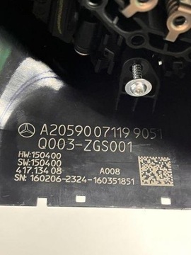 A2059007119 MINCE 250 4-MATIC 253.346 155 2017 MERCEDES-BENZ GLC (C253)