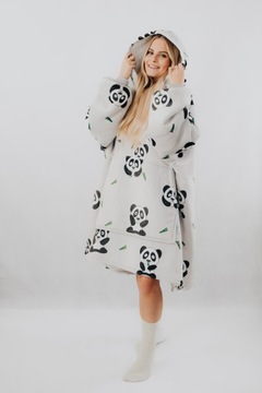 ОДЕЯЛО СВИТШОТ Одеяло толстовка толстовка Panda Comfy Moment Oversize 2в1 Польша