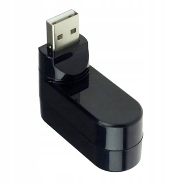 Мини-разветвитель с поворотным концентратором USB 2.0 на 3 порта