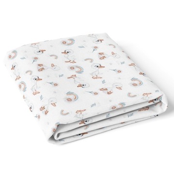 Лист 160x80 с эластичной полосой толстой хлопка 100% польский продукт