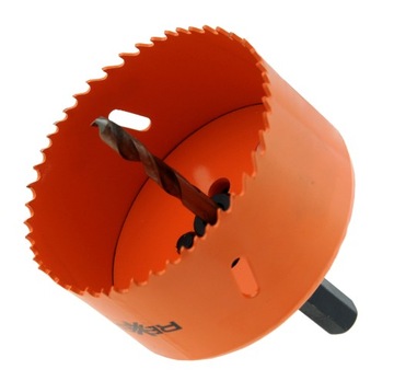 БИМЕТАЛЛИЧЕСКАЯ КОРОНОЧНАЯ ПИЛА 83 ММ + ДЕРЖАТЕЛЬ ДЛЯ БИМЕТАЛЛИЧЕСКИХ КОРОНОЧНЫХ ПИЛОВ 32-200 ММ