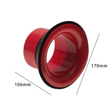 Усилитель бас-барабана Усилитель барабана Звуковое отверстие Без звука Прочный красный порт