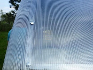 Szklarnia łukowa Estreya 3x10m z POLIWĘGLANU 6mm p20x20mm