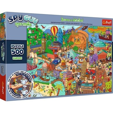 Puzzle - _500_ - Spy Guy Lost Items: Europe
