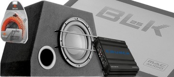 Басовый бокс MAC AUDIO BASS REFLEX 25см + усилитель CRUNCH KABLE 10мм2