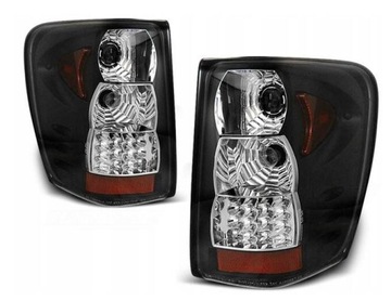 Lampy tyl Led Black Jeep Grand Cherokee WJ 99-05