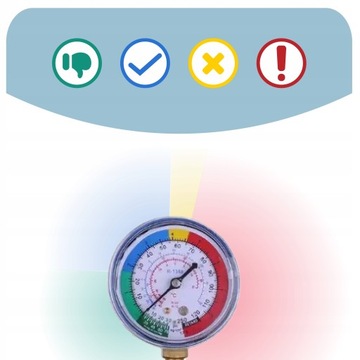 Шланг с манометром и клапаном для баллона с R134a