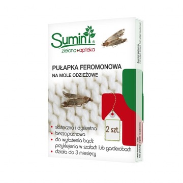 Mole PUŁAPKA FEROMONOWA NA MOLE ODZIEŻOWE Sumin