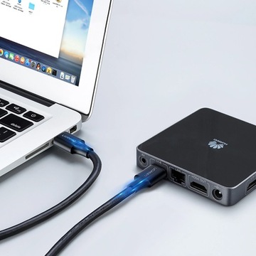Ugreen US128 90576 Кабель USB-A 3.0 / USB-A 3.0 5Гбит/с 3м - черный