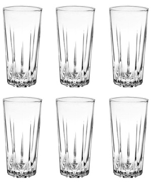 KOMPLET WYSOKIE SZKLANKI 6 x 330 ml PASABAHCE