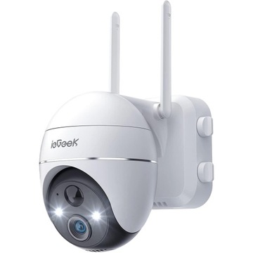 Kamera Zewnętrzna Baterie Obrotowa Bezpieczeństwa WiFi 2K 3MPx 4x ZOOM