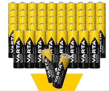 48x Bateria VARTA Super Heavy Duty AA R6 Węglowo-Cynkowa