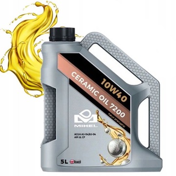 MIHEL Ceramic Oil 7200 10W40 OLEJ Ceramiczny 5L