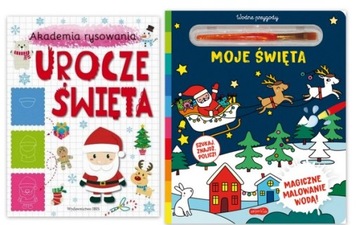 Akademia rysowania Urocze święta+Wodne przygody Moje święta