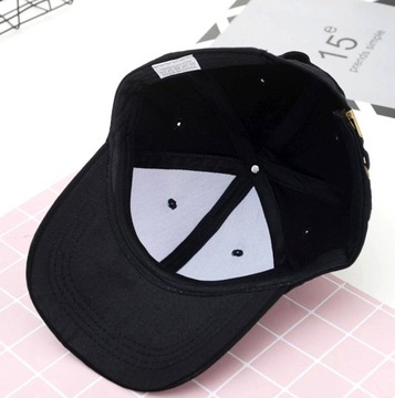 Мужская черная спортивная бейсболка с джинсовым козырьком на лето, регулируемая