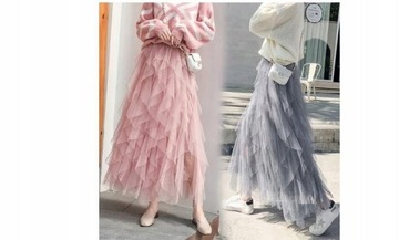 ЮБКА МАКСИ ТЮЛЬ