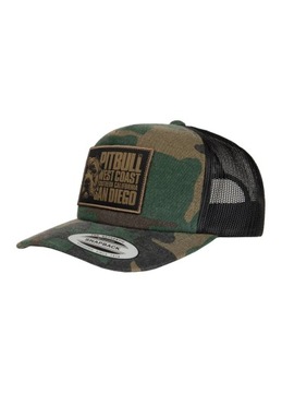 PITBULL WEST COAST CZAPKA MESH SNAPBACK BLOOD DOG WOODLAND CAMO