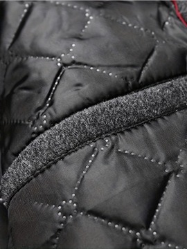 Stylowa mieszanka wełny Męski modny, retro, jednolity, długi płaszcz