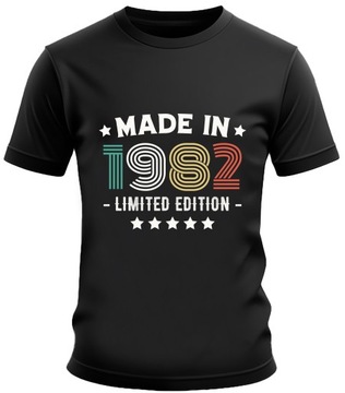 Koszulka męska prezent na urodziny rocznik 1982 LIMITED EDITION XL