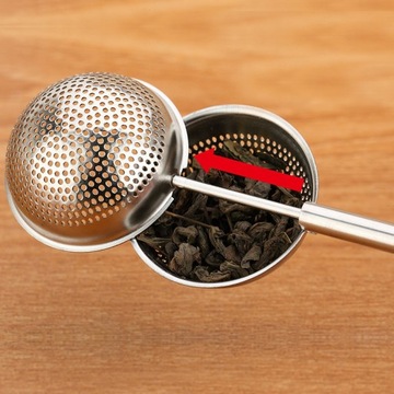 Sitko zaparzacz do herbaty ZIÓŁ filtr do kubka na zioła herbatę strzykawka