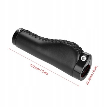 КОЖАНАЯ РУЧКА НА РУЛЕ ВЕЛОСИПЕДНЫЕ РУЧКИ ЧЕРНЫЙ РУЛЬ