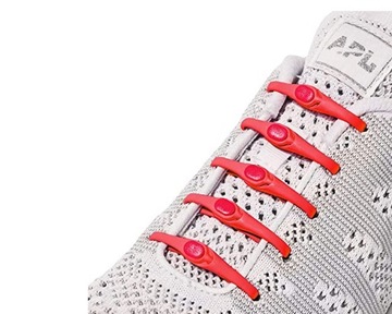 Sznurówki czerwone Hickies o długości 11,6 cm