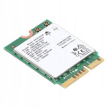 СЕТЕВАЯ КАРТА ДЛЯ ИНТЕРФЕЙСА INTEL AX201NGW WIFI 2,4 ГГц/5 ГГц
