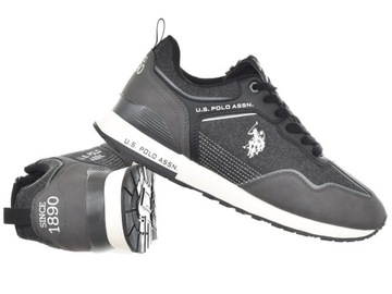 BUTY MĘSKIE U.S. POLO ASSN. - TABRY005-BLK-DGR02