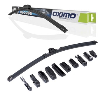 Плоский дворник OXIMO MT400, 12 адаптеров по 400 мм.