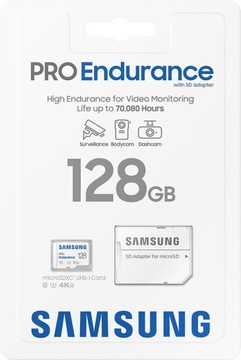 Samsung Pro Endurance MicroSD 128 ГБ карта памяти