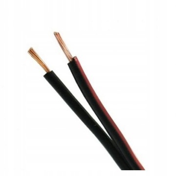 ПРОВОДНОЙ КАБЕЛЬ для светодиодов 2-жильный 10м 2x0,75 ЧЕРНЫЙ