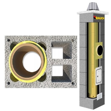 Komin 5 m fi 200 systemowy fi 180 system kominowy