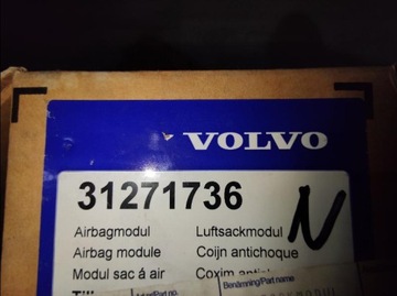 AIRBAG ZÁVĚS BOČNÍ VOLVO XC60 I 31271736