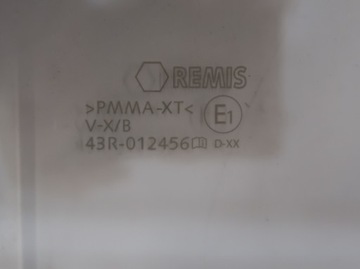 Сменное стекло для фургона 43R-012456 РЕМИС 105 х 43 см