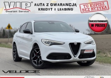 Alfa Romeo Stelvio SUV Facelifting 2.0 Turbo 280KM 2020 Alfa Romeo Stelvio VELOCE Q4 full opcja PISEMNA GWARANCJA w cenie Transp