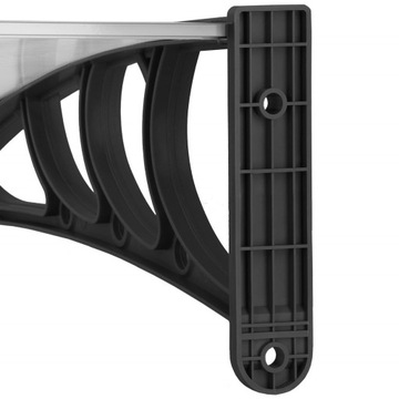 КРЫША НАД ДВЕРЬЮ, АЛЮ, ПОЛИКАРБОНАТ, 100х200см, ВХОД, АРОЧНЫЙ КЛИМАТ