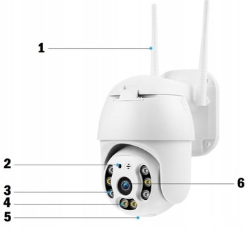 НАРУЖНАЯ PTZ-КАМЕРА IP WiFi ZOOM 5MP 5MPx