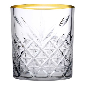 KOMPLET 4 SZKLANEK TIMELESS GOLD PASABAHCE 345 ML