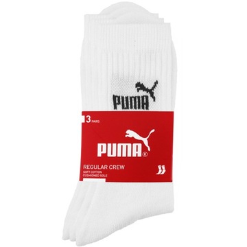 Skarpety Męskie PUMA Długie Skarpetki Bawełna Unisex 6-PAK