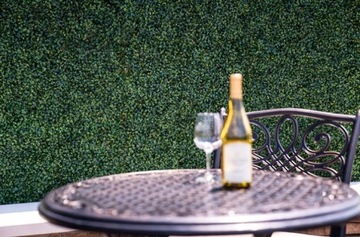 x4 Zielona Ściana Mata Panel Sztuczny Żywopłot Bluszcz Osłona na Balkon