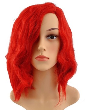 PERUKA COSPLAY 40 CM BOB GLAM ROCK OGNISTY