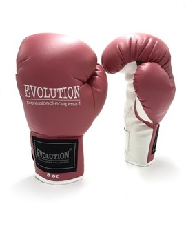 RĘKAWICE BOKSERSKIE SPARINGOWE EVOLUTION 8 OZ róż