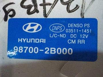 HYUNDAI SANTA FE II 2.2 CRDI 08R AUT MOTOREK STĚRAČE ZADNÍ 98700-2B000