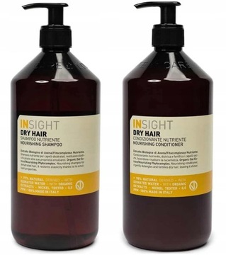 INSIGHT DRY HAIR SZAMPON 900ml + ODŻYWKA 900ml