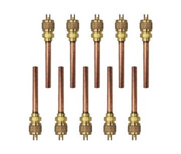 ZAWÓR SERWISOWY AVX Z ZAWORKIEM SCHREDERA 5cm 1/4 - 10 sztuk