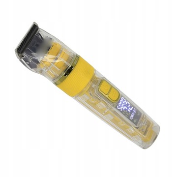 Прозрачная электрическая машинка для стрижки волос, регулируемая цифровая JT