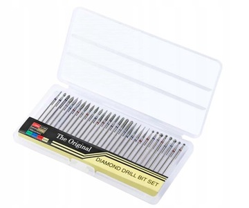 FREZY ZESTAW FREZÓW DIAMENTOWYCH PREMIUM 30 szt