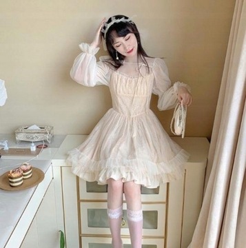 SUKIENKA HARAJUKU KAWAII CASUAL VINTAGE LOLITA