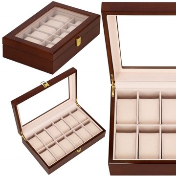 ОРГАНАЙЗЕР ДЛЯ ЧАСОВ, 12 шт., JEWELRY BOX, ELEGANT BOX